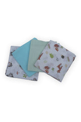 ESSENTIALS MUSLIN SWADDLE BLANKET PACK OF 4