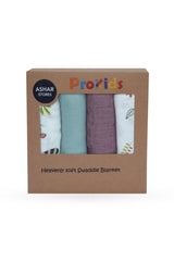 ESSENTIALS MUSLIN SWADDLE BLANKET PACK OF 4