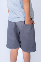 BOYS SHORTS TWILL KARCHI GREY