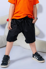 KIDS SHORTS TWILL BLACK