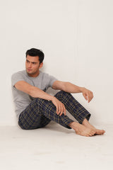 MEN PJ NIGHT SUIT GREY