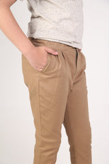 BOYS KHAKI CHINO PANTS