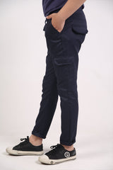 Boys Chino pants midnight blue