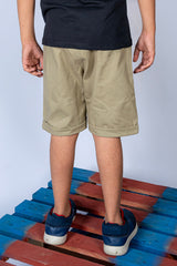 KIDS SHORTS TWILL KHAKI