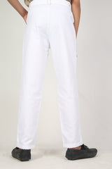 BOYS CHINO PANTS WHITE