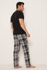 MEN PJ NIGHT SUIT BLACK