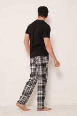 MEN PJ NIGHT SUIT BLACK