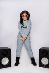 Girls Hoodie With Trouser