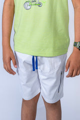 BOYS SHORTS WHITE