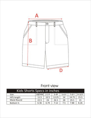 KIDS SHORTS WHITE